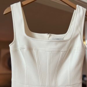 C/MEO COLLECTIVE. White jumpsuit. Size XS.